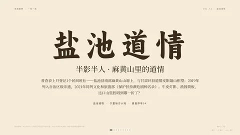 盐池道情